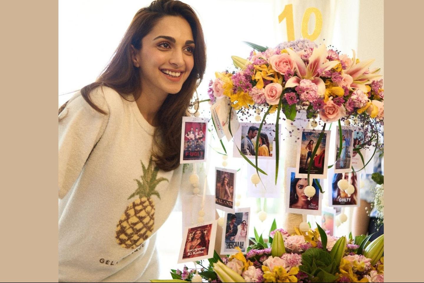 Kiara Advani Celebrates 10 Years in Bollywood