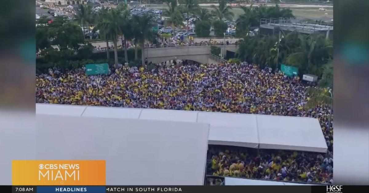 Chaos at Copa America Final in Miami