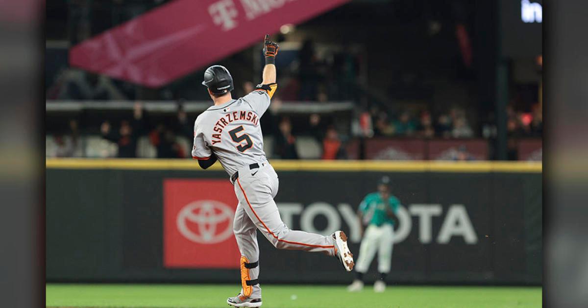 Giants Edge Mariners 4-3 Behind Yastrzemski