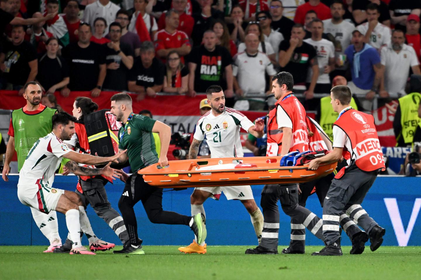 Hungarian Forward Barnabas Varga Injured in Euro 2024 Collision, Out for Tournament