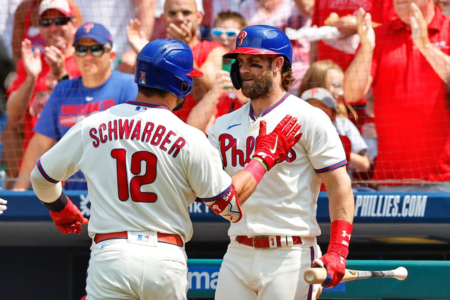 Phillies Place Harper and Schwarber on Injured List