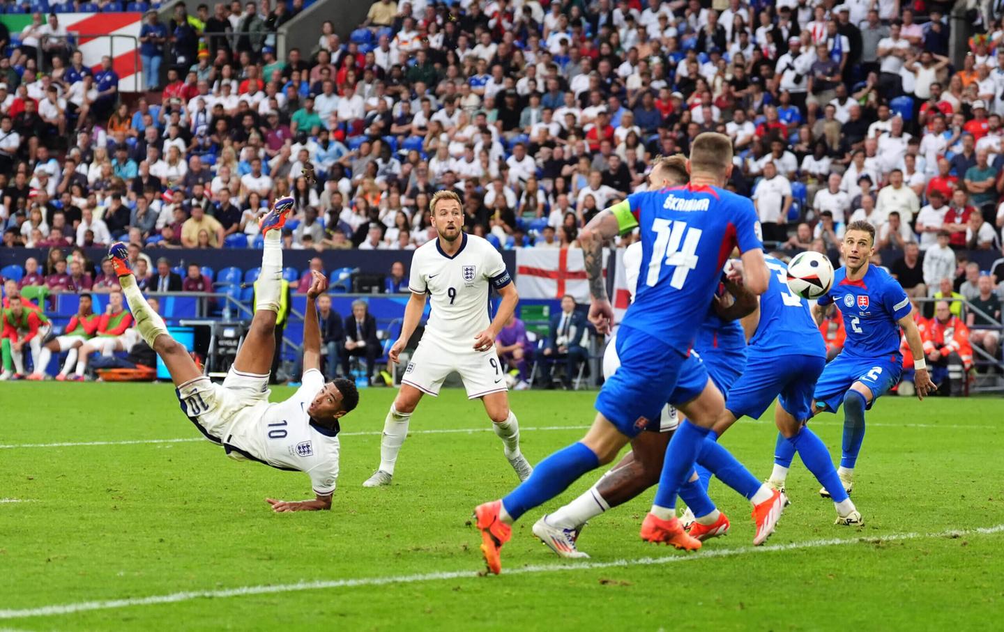 Jude Bellingham's Overhead Kick Saves England in Euro 2024