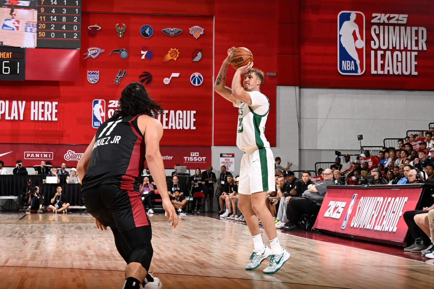 Scheierman Impresses in Celtics Summer League Debut