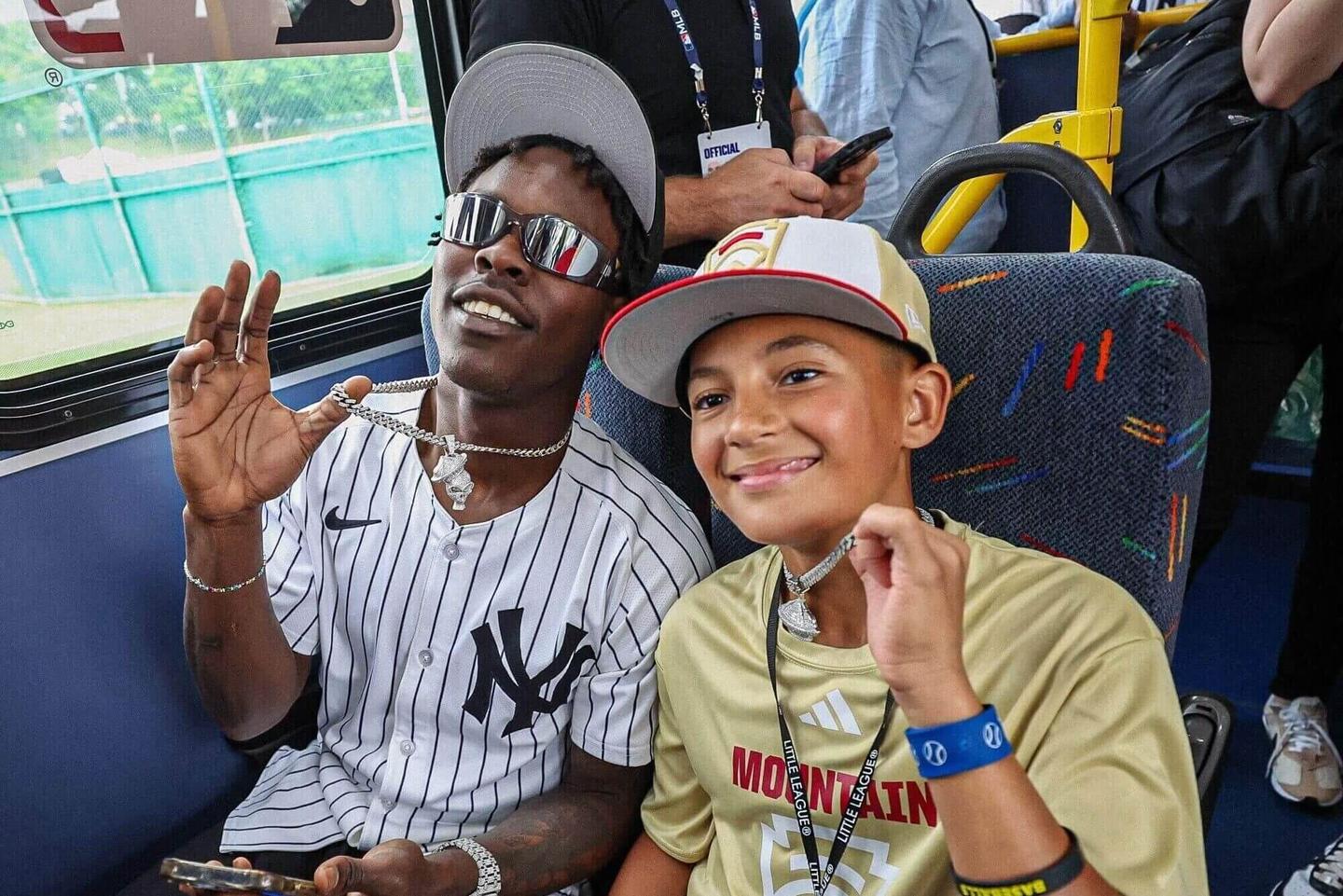 Jazz Chisholm Jr. Bonds with Young Fan