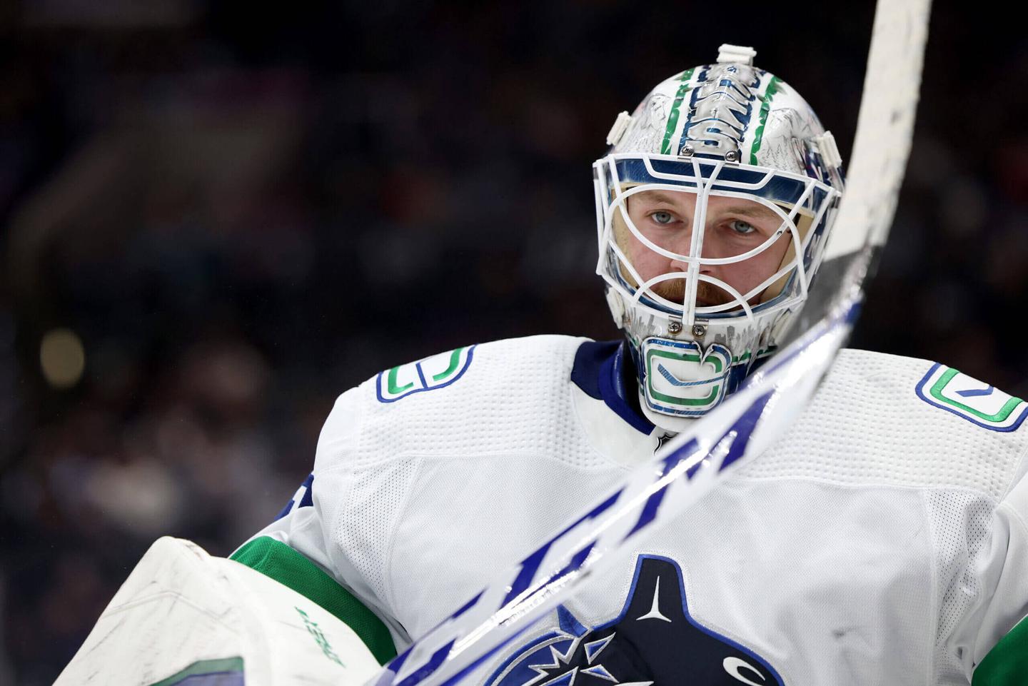 Canucks Goalie Demko Out Indefinitely with Knee Injury