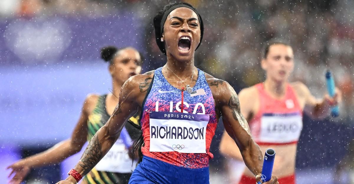 Sha'Carri Richardson Secures Olympic Gold