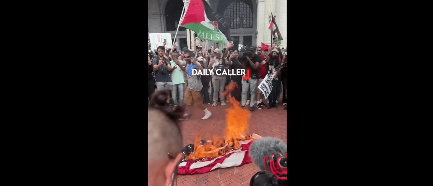 Protests Against Netanyahu See Flag Burnings in DC