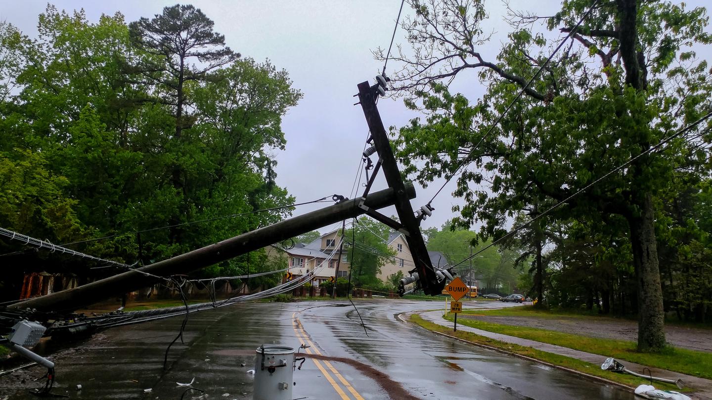 Storm damage in Montana