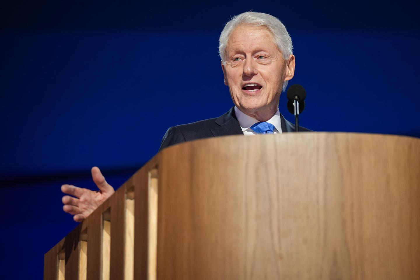 Bill Clinton Defends Kamala Harris at DNC