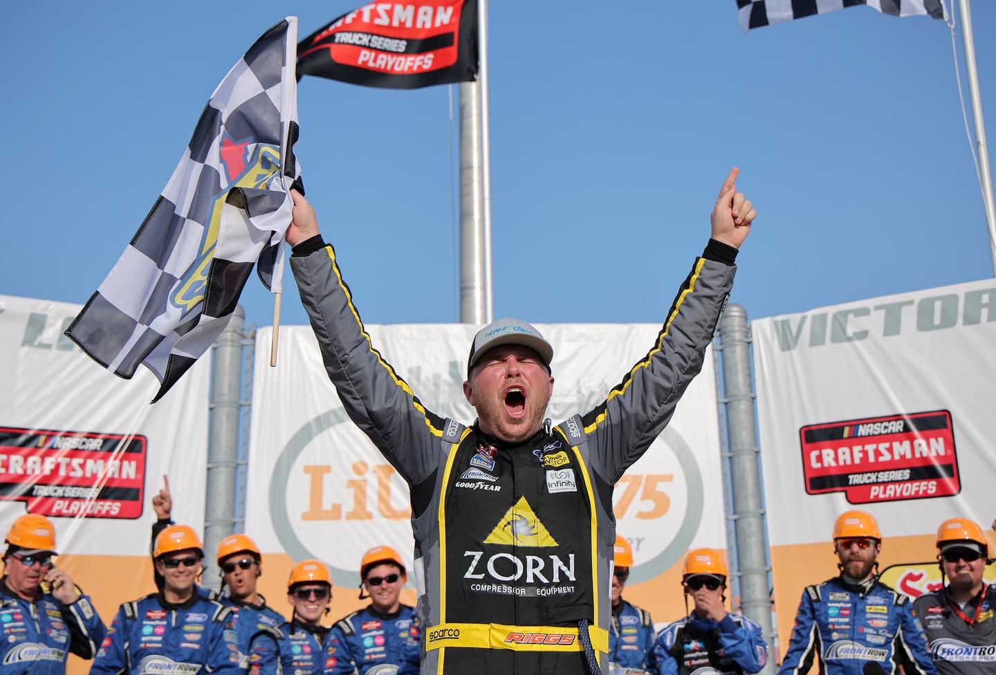 Layne Riggs Wins First NASCAR Truck Race