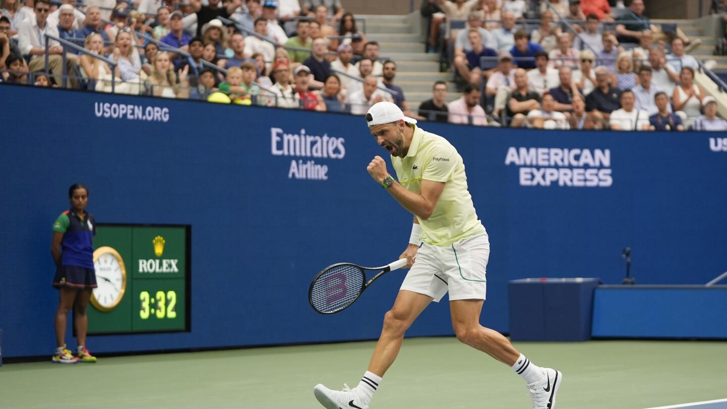 Grigor Dimitrov Advances to US Open Quarterfinals