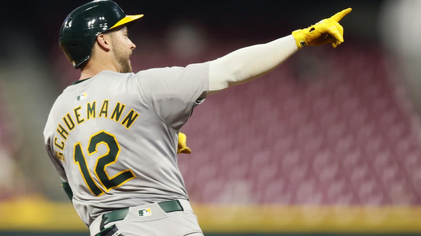 Athletics Aim for Sweep with Third Win Over Reds