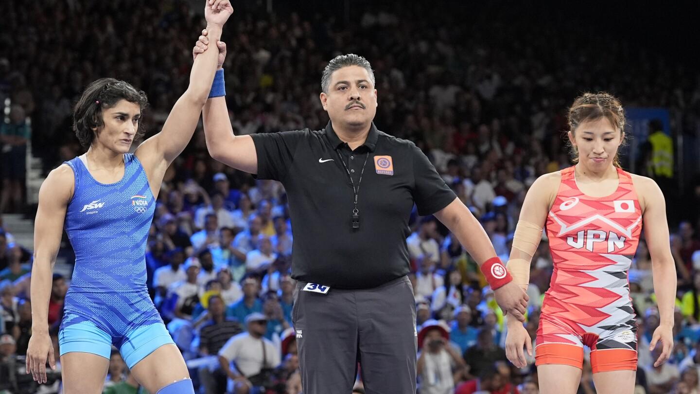 Vinesh Phogat Disqualified from Olympic Wrestling Final