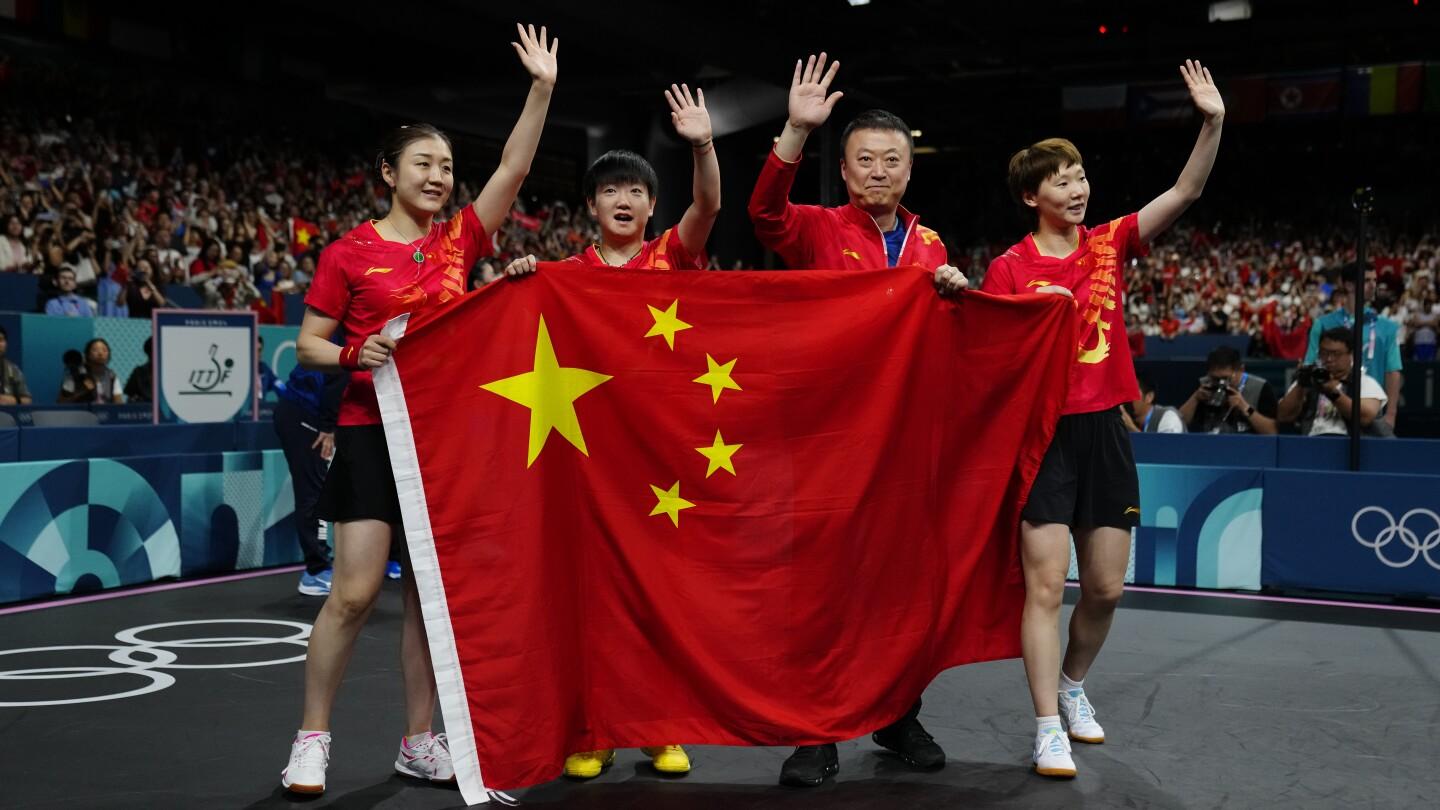 China women's table tennis