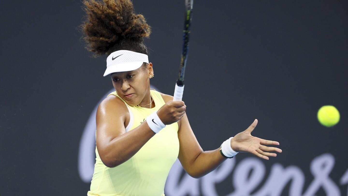 Naomi Osaka in Brisbane