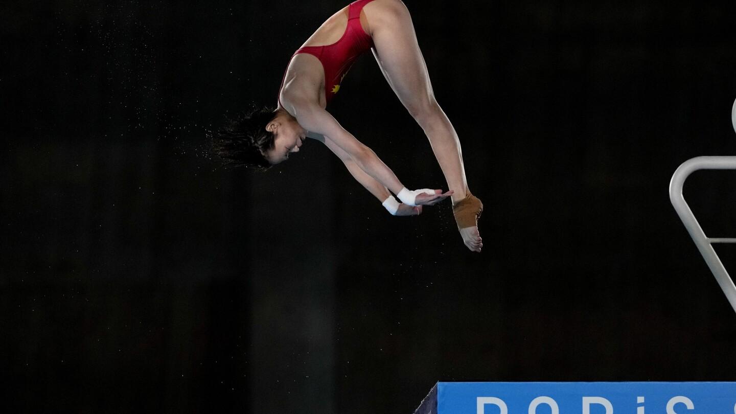 Quan Hongchan in 10m platform