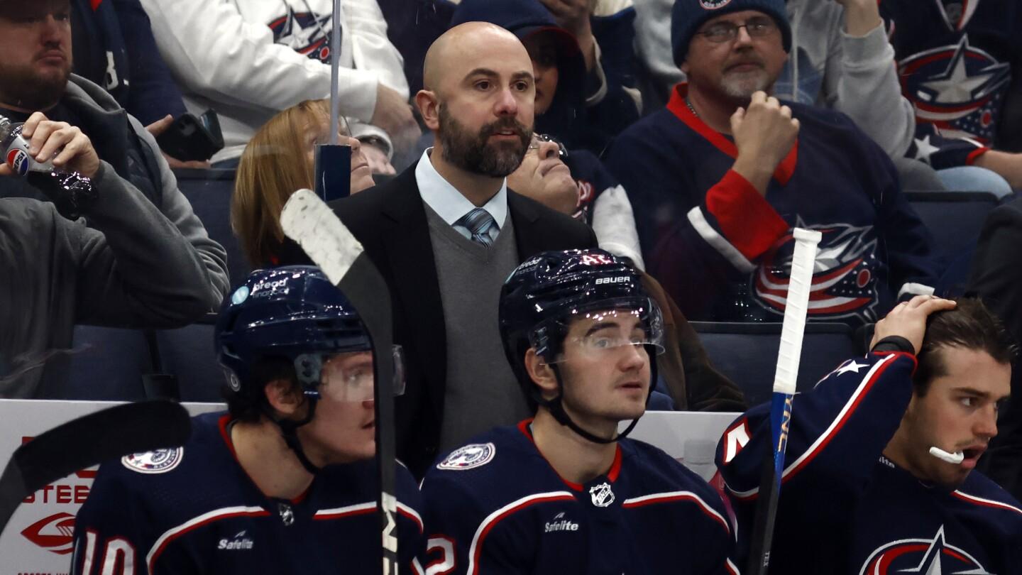 Columbus Blue Jackets Fire Head Coach Pascal Vincent After One Season