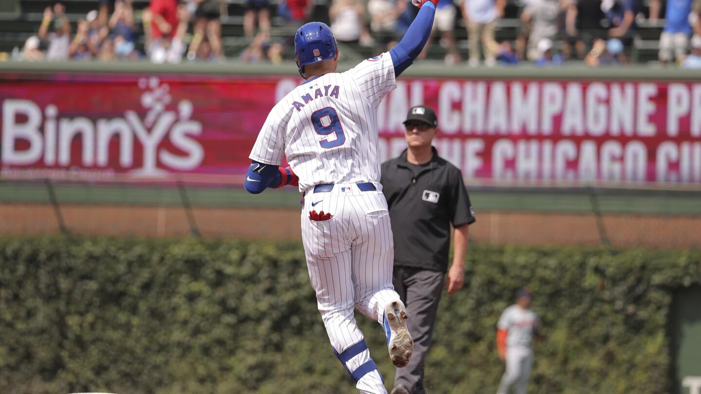 Cubs Win 10-2 Over Tigers, Amaya Hits Grand Slam