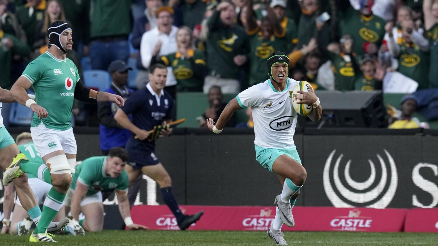 South Africa Beats Ireland 27-20 in Rugby Clash