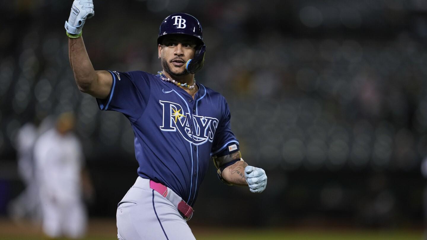 Rays Secure Series Wins Over Athletics