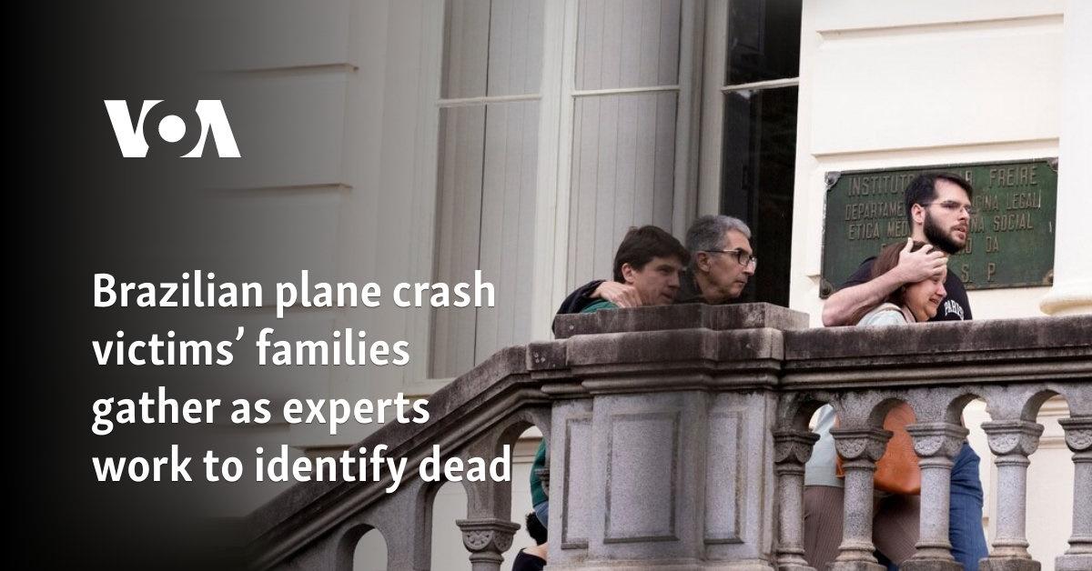 Brazil plane crash victims