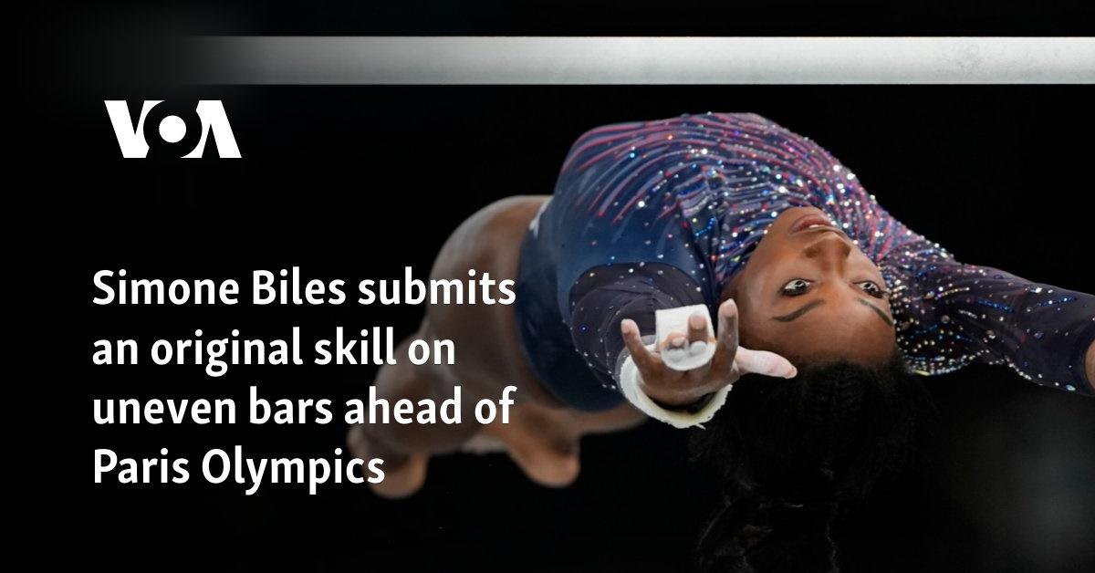 Simone Biles Introduces New Uneven Bars Skill