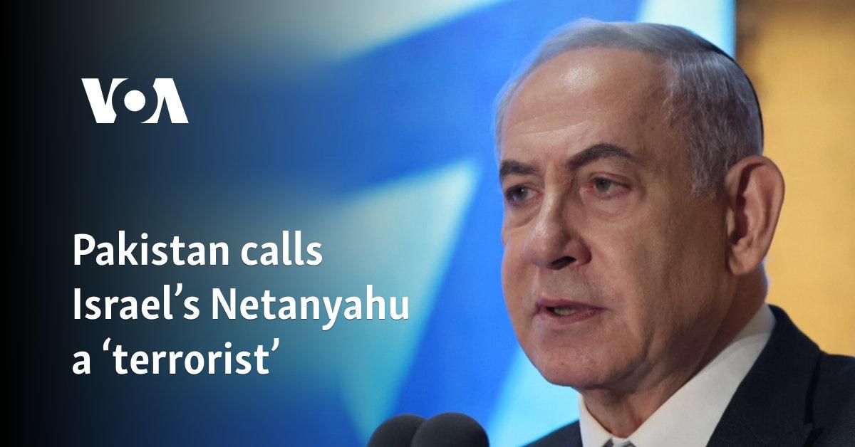 Pakistan Declares Netanyahu a Terrorist for War Crimes