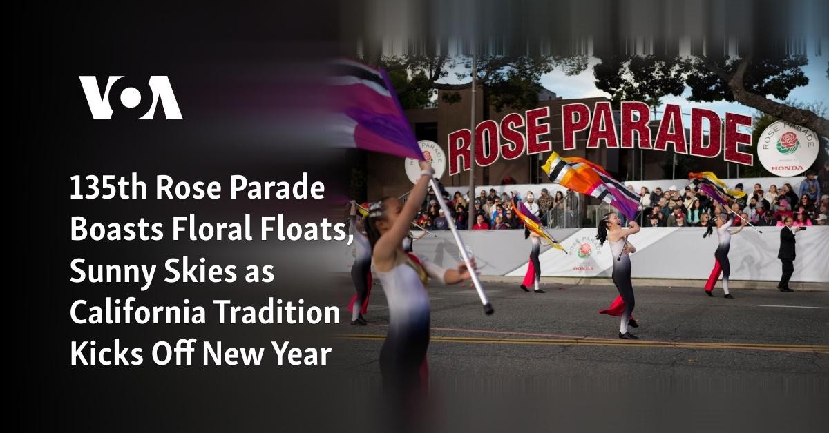 135th Rose Parade Celebrates World of Music