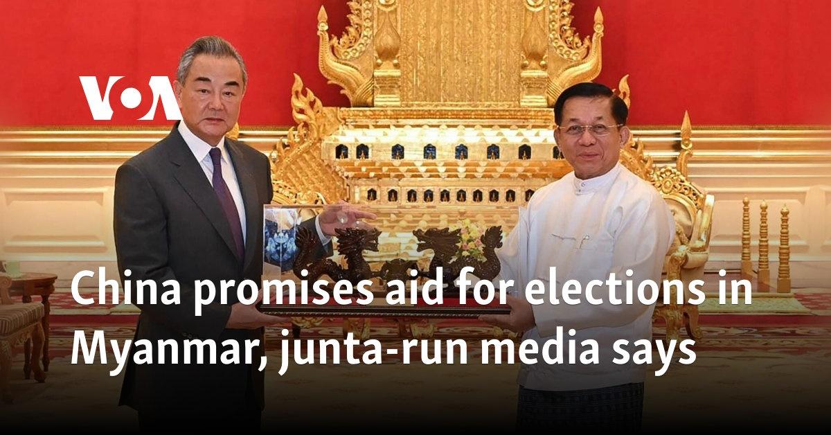 China Provides Support for Myanmar Elections