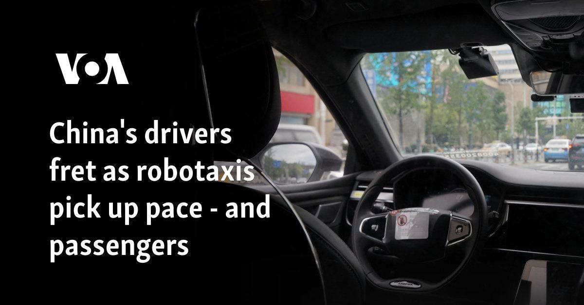 China's drivers on robotaxis