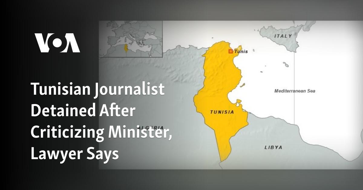 Tunisian Journalist Arrested for Criticizing Government