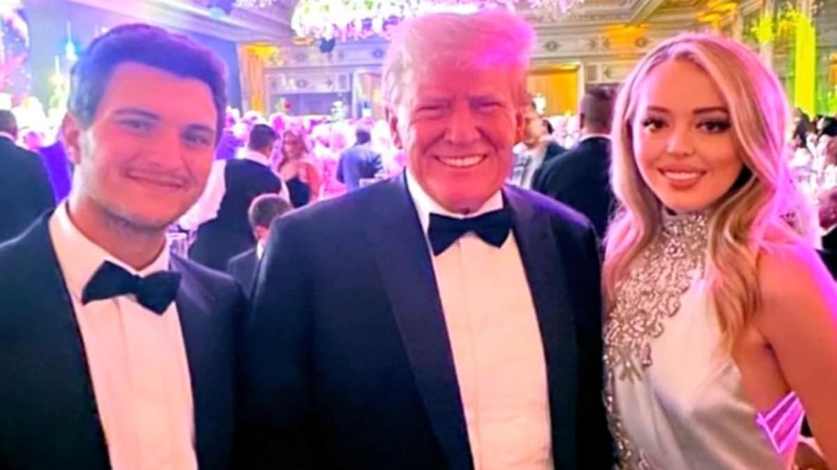 Former President Donald Trump and Melania Trump Ring in New Year at Mar-A-Lago Club