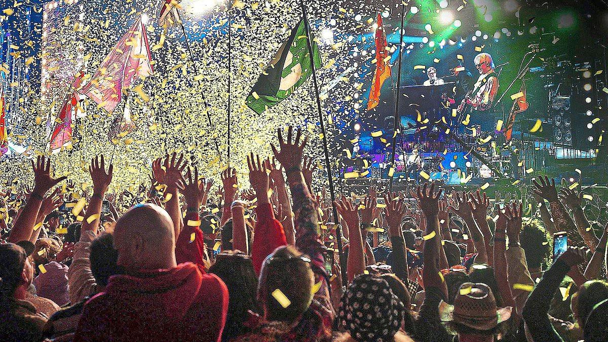 Glastonbury Festival Set to Begin with Headliners Coldplay, Dua Lipa, and Shania Twain