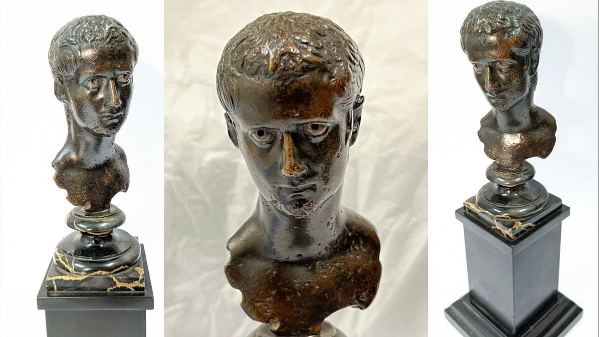 Rare Bronze Bust of Emperor Caligula Rediscovered