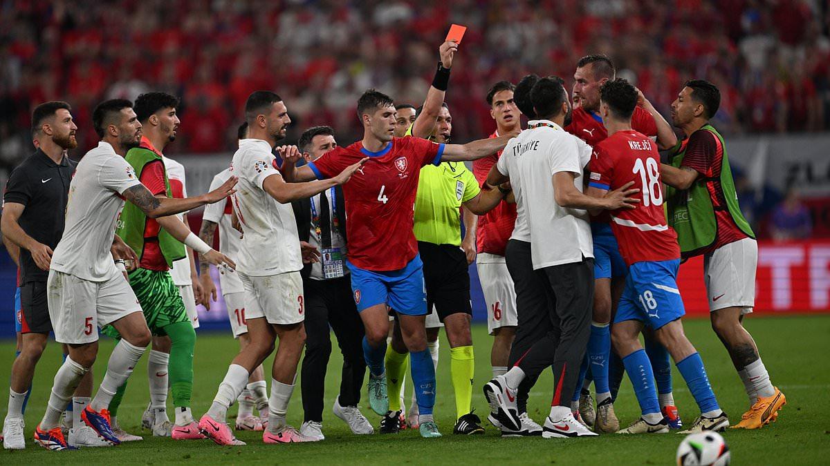 Euro 2024: Czechia vs. Turkey Post-Match Brawl