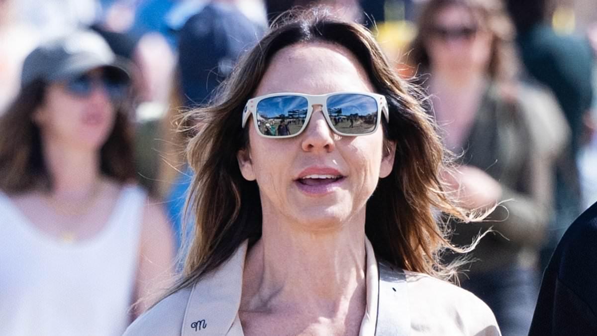 Mel C Debuts Relationship at Glastonbury Festival