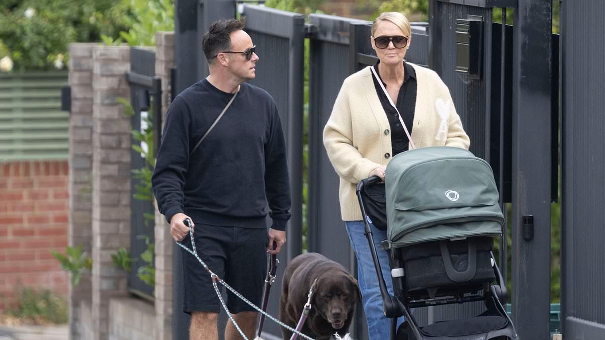 Ant McPartlin Reunites with Family and Dog