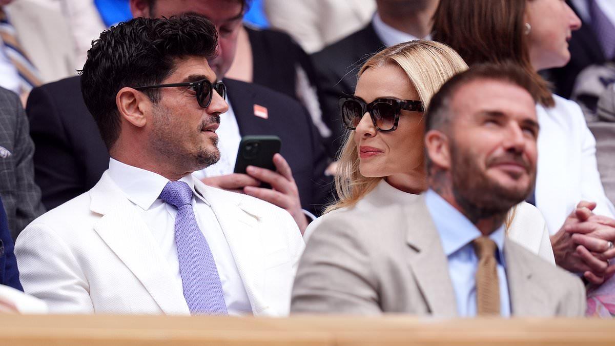 Beckham and Jenkins' Awkward Encounter at Wimbledon