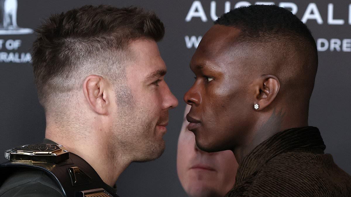 Israel Adesanya and Dricus Du Plessis UFC Showdown