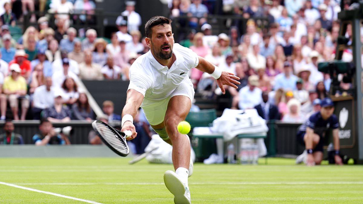 Djokovic Defeats Fearnley in Wimbledon Second Round