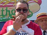 Patrick Bertoletti Claims Victory at Hot Dog Eating Contest