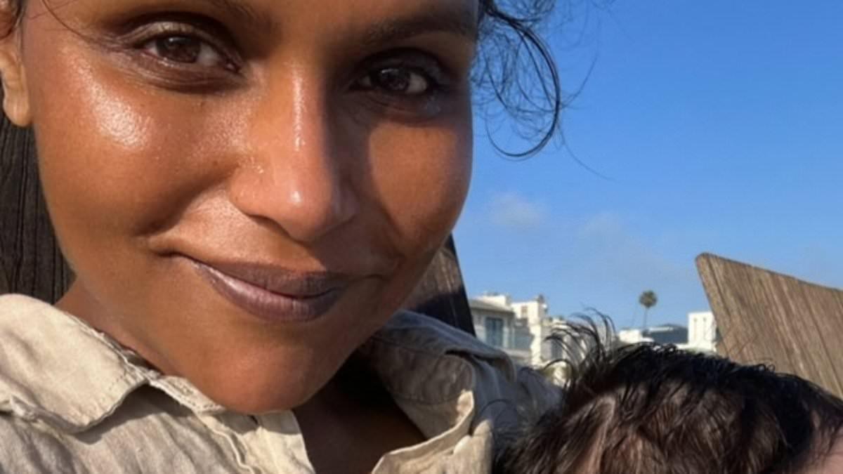 Mindy Kaling Shares First Independence Day with Newborn