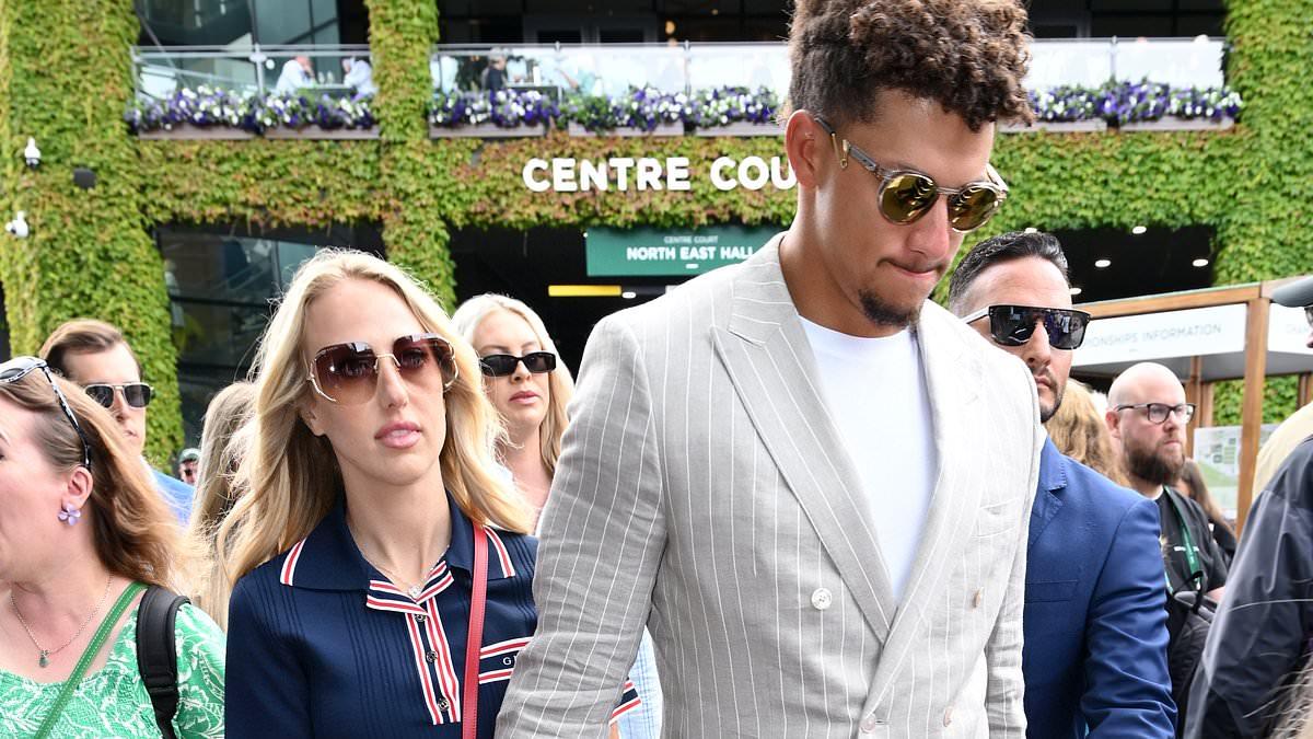 Patrick Mahomes Enjoys Wimbledon and European Vacation