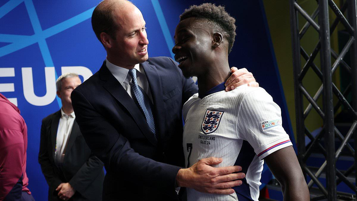 Prince William Celebrates England's Euro 2024 Victory