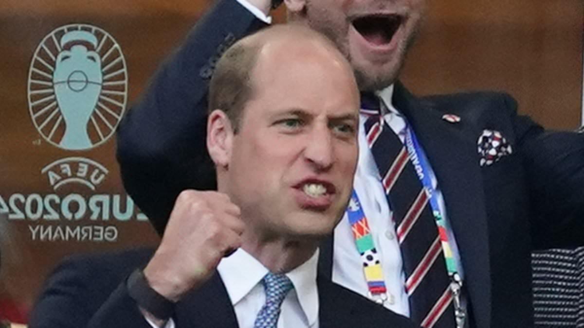 Prince William's Joyful Support for England