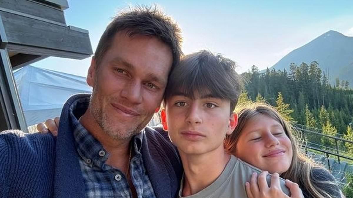 Tom Brady Enjoys Outdoor Family Vacation in Montana