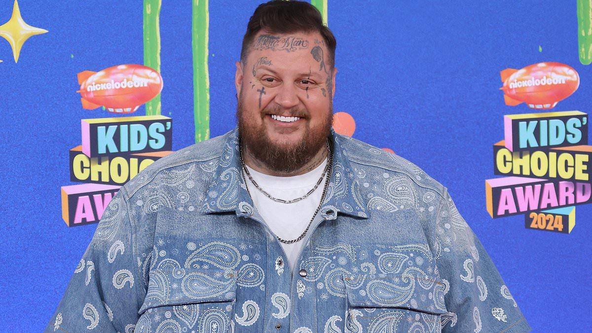 Jelly Roll Slimed at 2024 Kids' Choice Awards