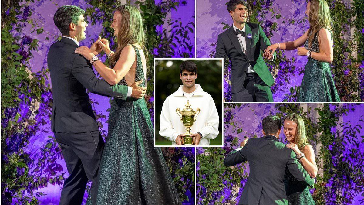 Carlos Alcaraz and Barbora Krejcikova Celebrate Wimbledon Wins with Dance