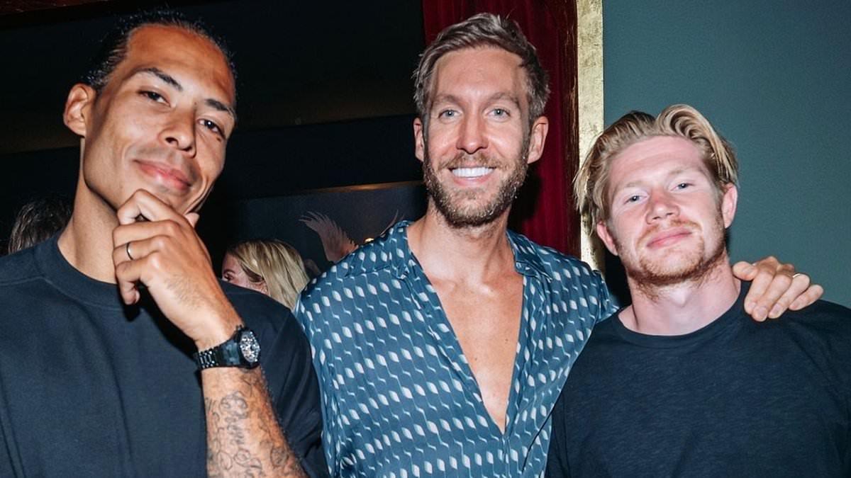 Van Dijk and De Bruyne Party in Ibiza