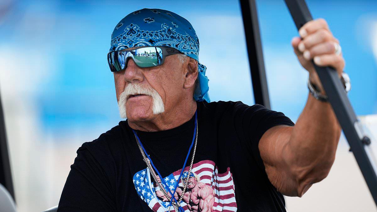 Hulk Hogan Visits Lions Training Camp